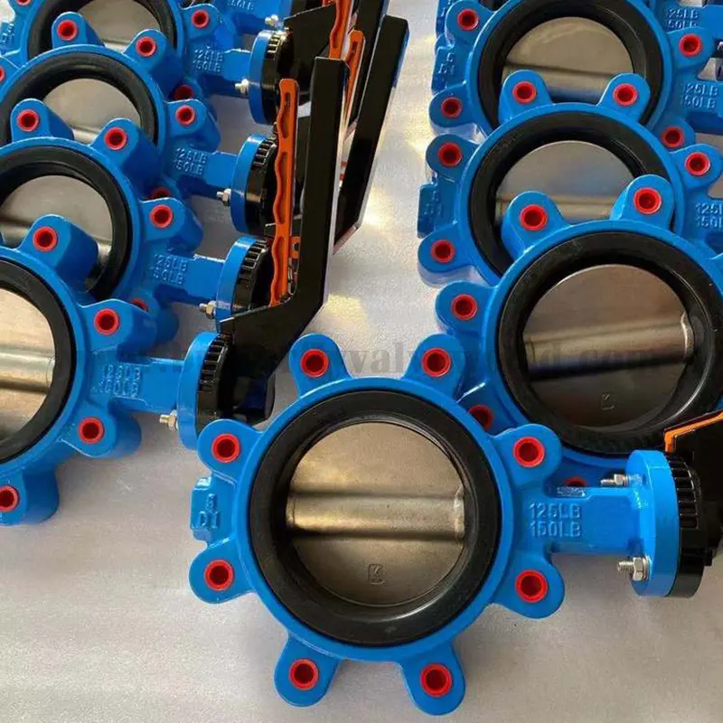 Lug Type Wafer Soft Seat Butterfly Valve with Gear Operated