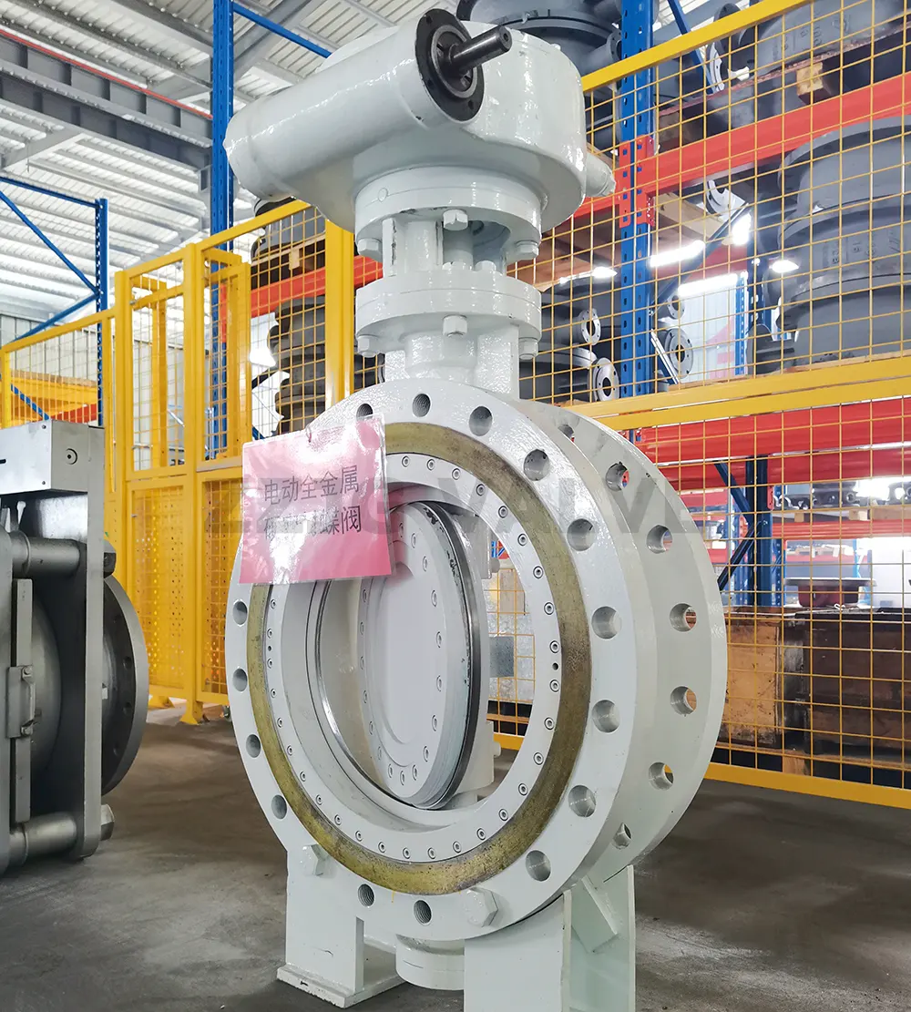 Triple Offset Double Flanged Butterfly Valve